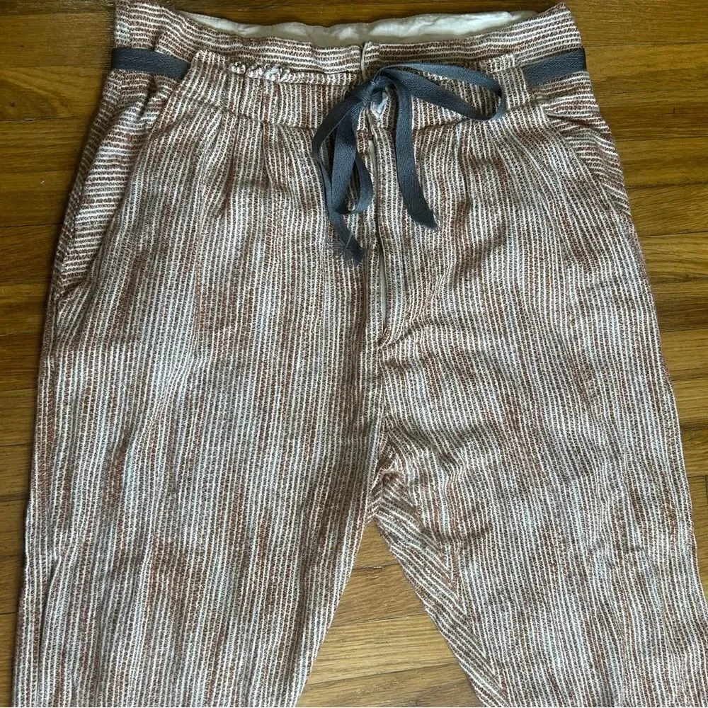 Revolve Free People Light at Sunrise Crop Pants (gray belt version)